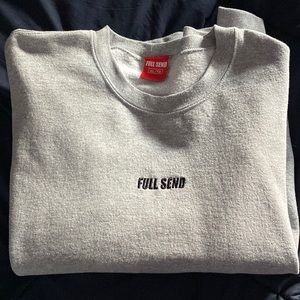 Nelk Boys Full Send Crewneck Sweatshirt, XL